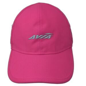 Avia Baseball Cap Pink Gray OS Strapback Performance Geometric Side Vent Hat